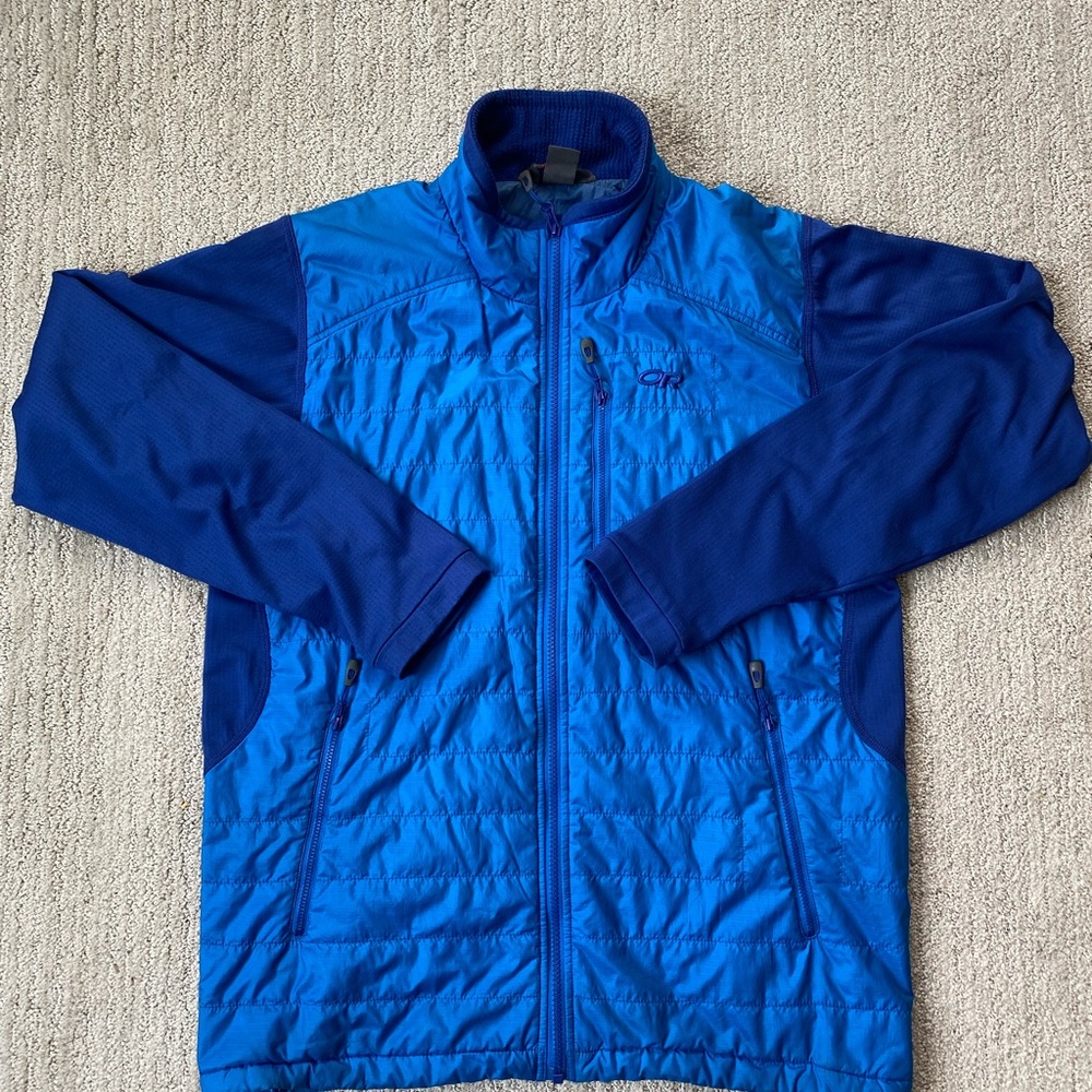 Outdoor Research Men's Vibrant Blue Quilted Jacket